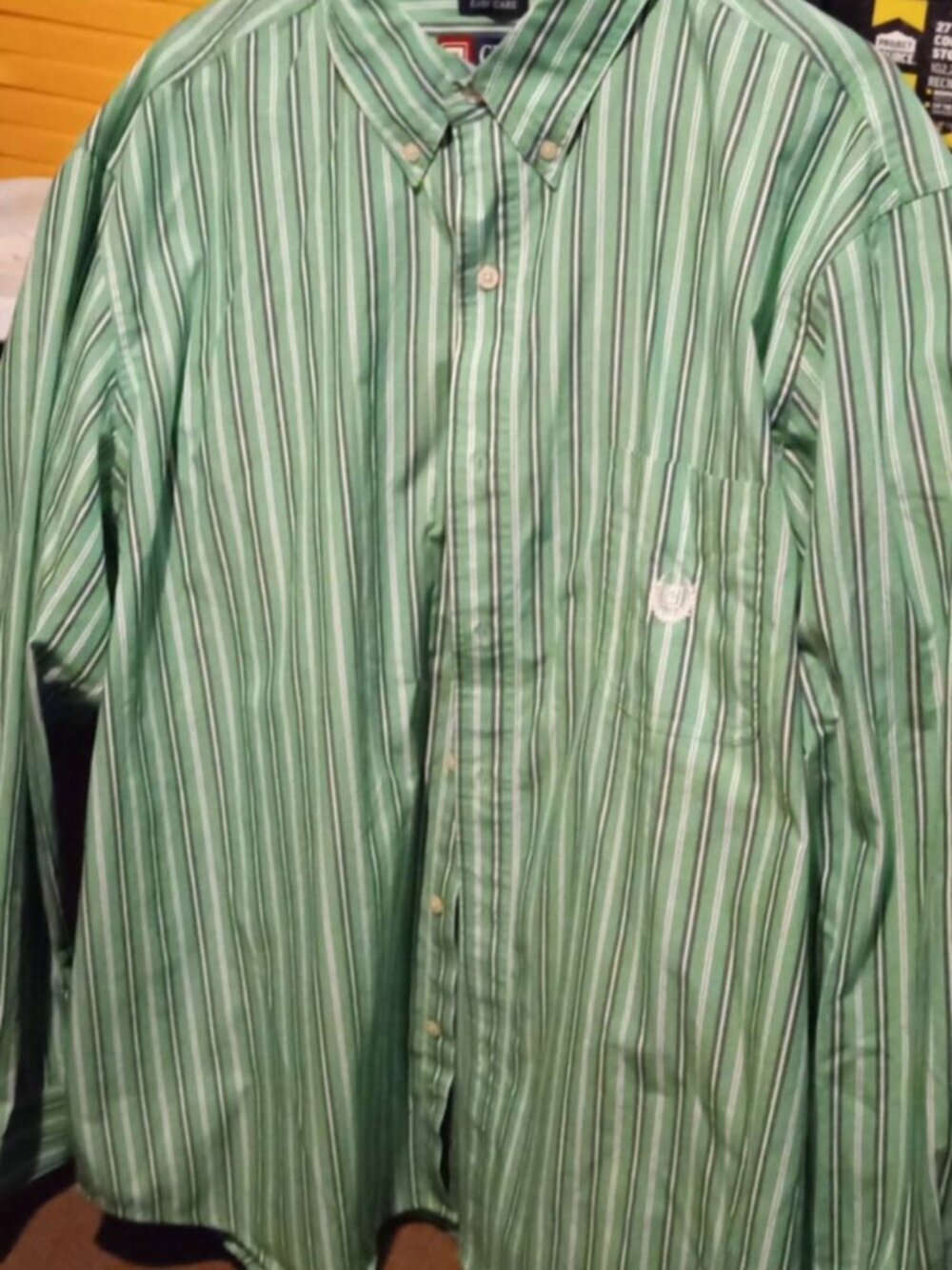 chaps easy care XXL long sleeve shirt